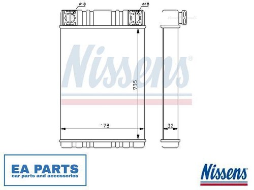 Heat exchanger interior - heat,
