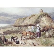 Highland Bothy - M B Foster Medici Print