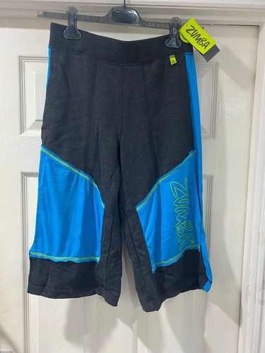 Blue grey zumba fitness pants - blue,