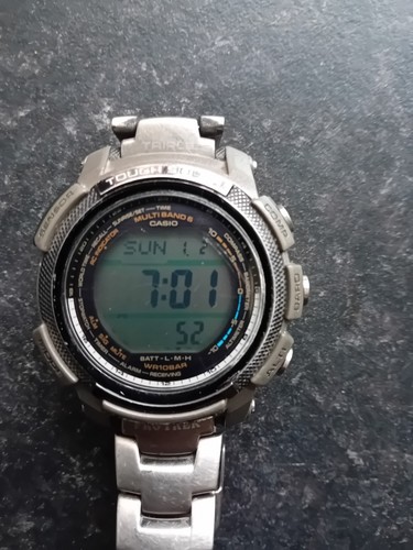 Casio solar pro trek prw - solar,