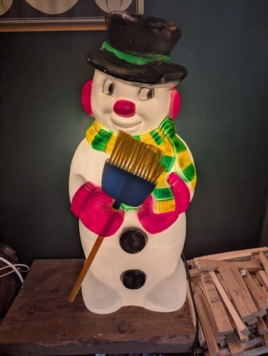 Vintage christmas snowman - vintage,