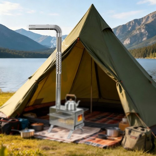 Camping stove pipe stainless - camping,