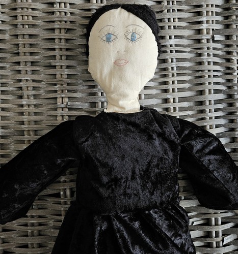 Vintage handmade rag doll - vintage,