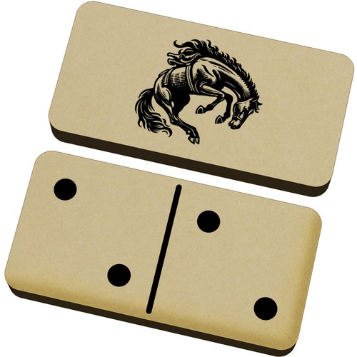Bucking bronco domino set - bronco', &
