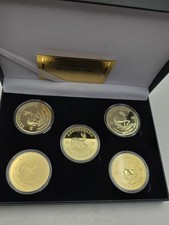 5 X FIVE KRUGERRAND SOUTH