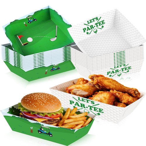 Pack golf paper food boat - 50,