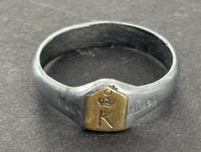 WW1 Patriotic German Welt-Krieg Ring Trench Art Germany Great War Relic Soldier