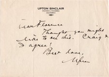 Upton Sinclair ORIGINAL