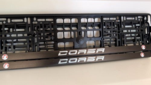 Car number plate frame - plate,