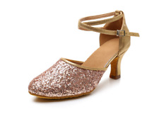 Professional Ballroom Latin Tango Dance Shoes Heeled Salsa For Women Dancing