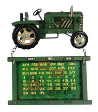 34CM GREEN VINTAGE TRACTOR