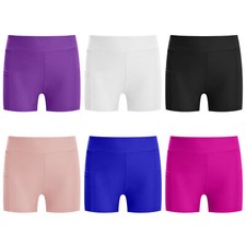 UK Kids Girls Bottom Comfort Shorts Quick-Drying Sportswear Reathable Dancewear