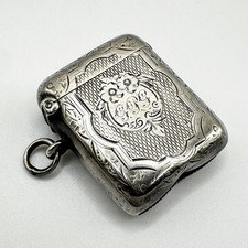 VICTORIAN VESTA CASE STERLING