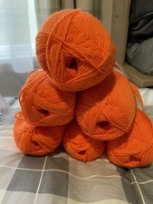 KING COLE   DOUBLE KNITTING. 600gms in    SHADE: 5342 ORANGE.