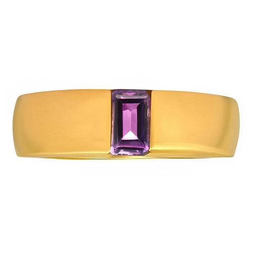 18k gold plated - plated, stone