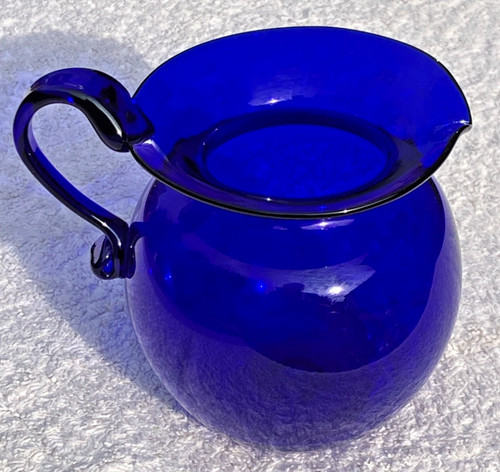 Bristol blue glass hand - blue,