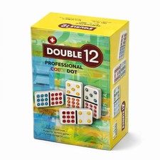 Dominoes Double 12 Color Dot