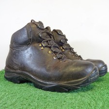 Altberg Boots Womens Size 6.5 Military Combat Brown Leather Lace Up Ankle High