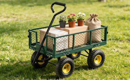 Steel garden cart 880lb - steel,