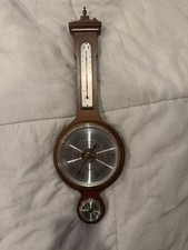 Vintage Taylor Thermometer Hygrometer Weather Station Banjo Style
