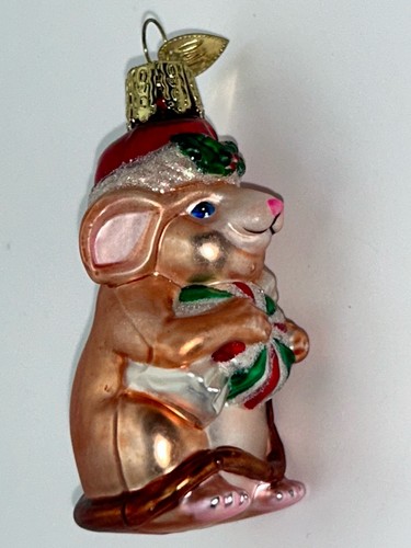 Old world christmas mouse - old,