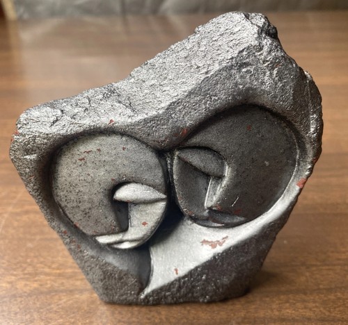 Vintage stone hand carved - stone,