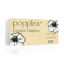 Cocktail napkins white 23x23cm - napkins,