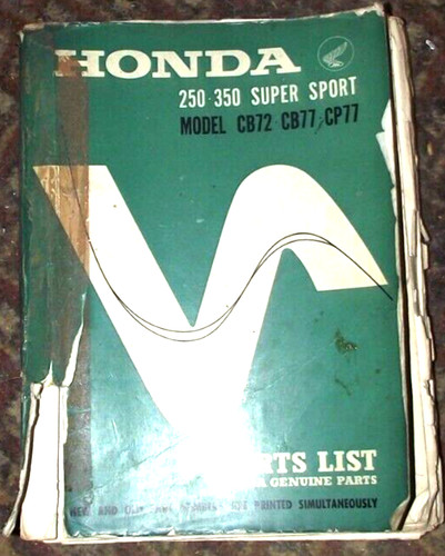 Honda 250 350 super sport - honda,