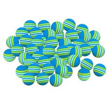50 Sponge Golf Balls Stripe