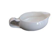 Lux white bone China Porcelain white jug/ mug  with beak. Kitchen container.