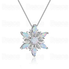CREATED OPAL pendant SNOWFLAKE