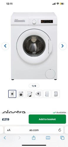 Electra w1245ct0w washing - electra,