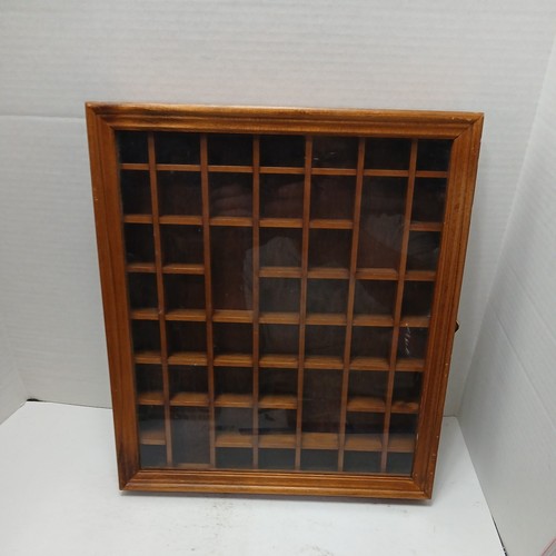 Vintage wooden display - vintage,