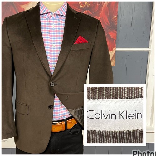 Calvin klein velvet blazer - calvin,