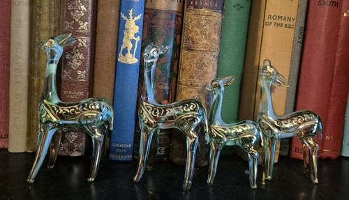 Vintage murano glass deer - vintage,