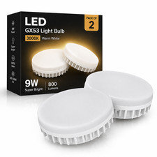 2x Kanlux GX53 LED Light Bulbs