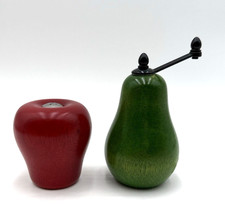Vintage Wooden Salt & Pepper