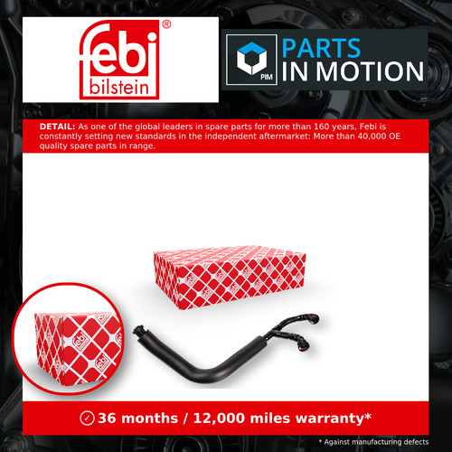 Crank case breather pipe hose - crank,