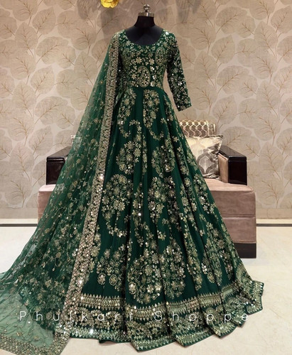Gown anarkali dress bollywood - anarkali,