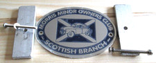 MORRIS MINOR OWNERS CLUB - SCOTISH BRANCH - Grill Bar Badge & Fixings