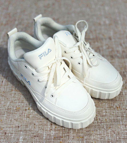 Fila white low - fila, lace-up