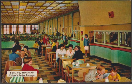 Butlin minehead postcard - butlin's,
