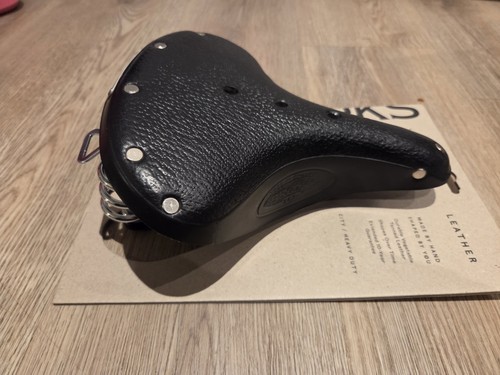 Brooks b67 short black - short, leather