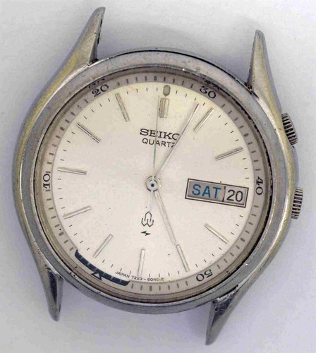 Vtg seiko quartz alarm steel - seiko,