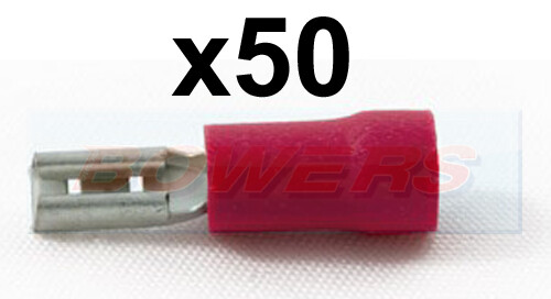 Red female spade lucar - lucar, speaker