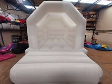 WHITE bouncy castle for sale