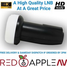 Universal Satellite LNB 0.1dB 40mm HD 3D 4K Single LNBF Low Noise Block