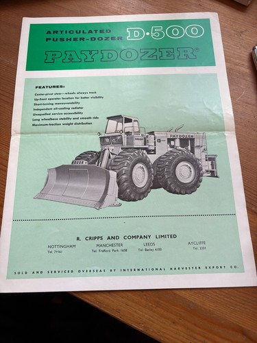 Articulated pusher dozer - pusher, d-500