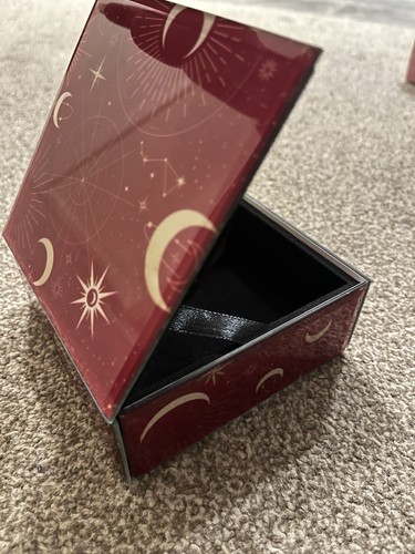 Red small jewellery box new - red,