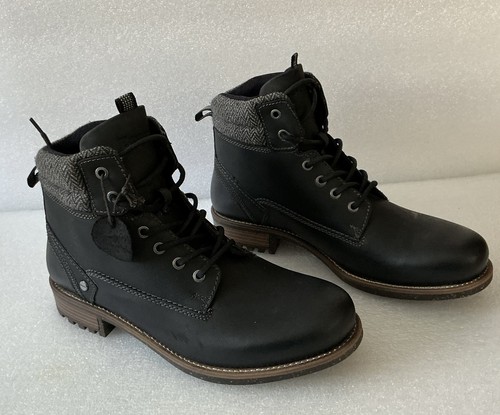 Bench mens black leather boots - bench,
